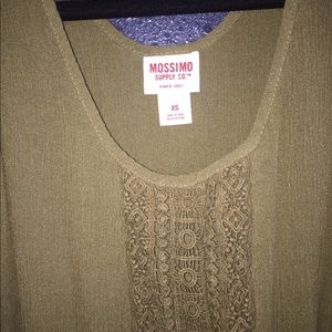 Olive green tank top